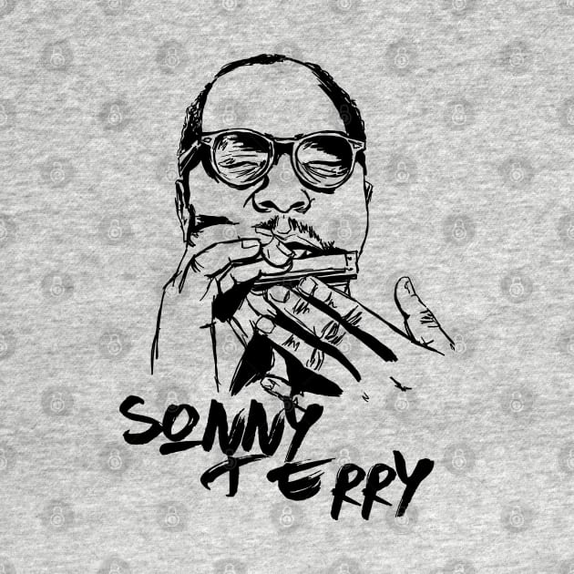 Sonny Terry by Erena Samohai